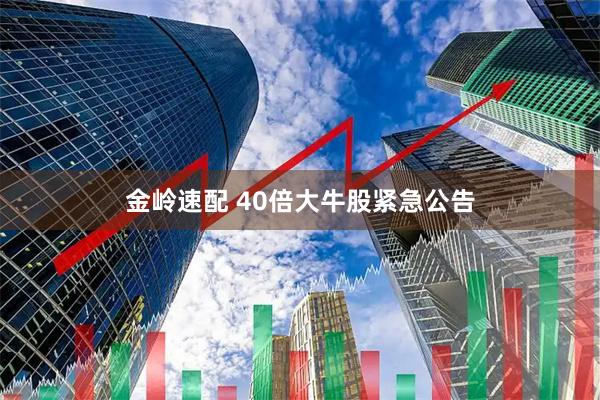 金岭速配 40倍大牛股紧急公告