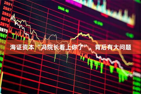 海证资本 “冯院长看上你了”，背后有大问题